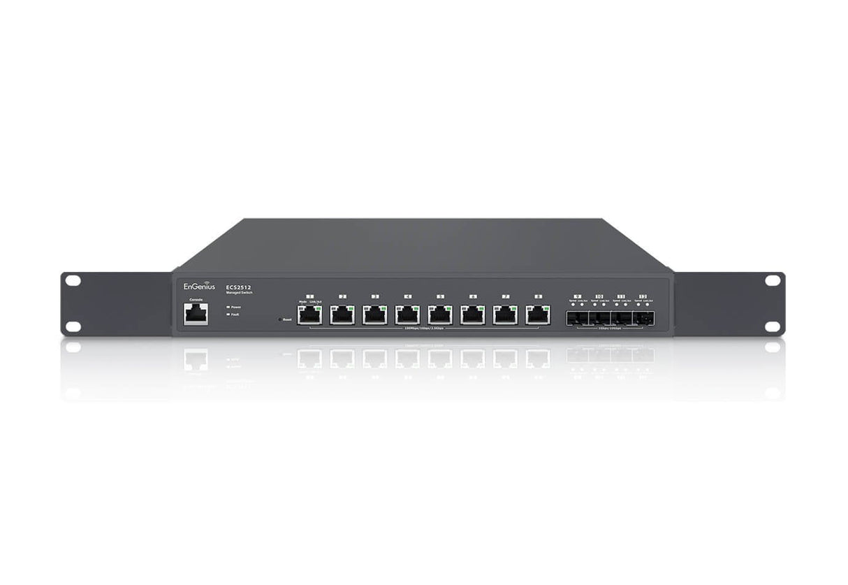 Engenius Ecs2512 Switch Gestionado L2+ 2.5g Ethernet (100/1000/2500) Negro