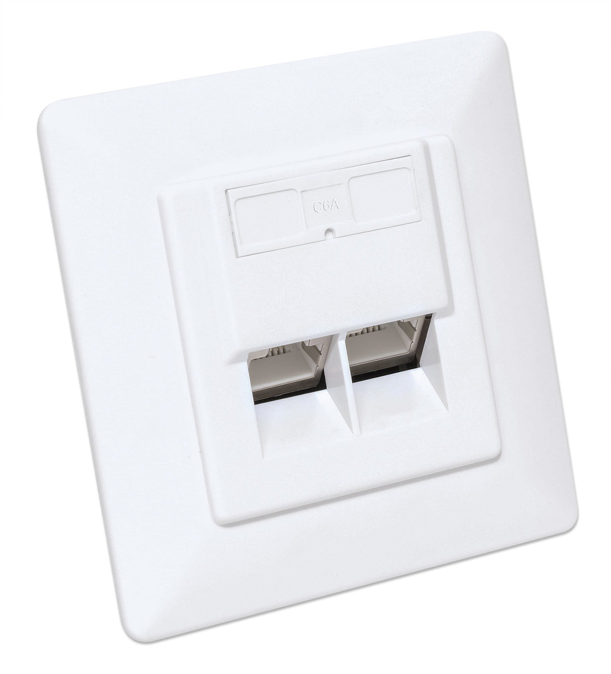 EAN 0766623771917 - Intellinet 771917 toma de corriente 2 x RJ-45 Blanco imagen 2