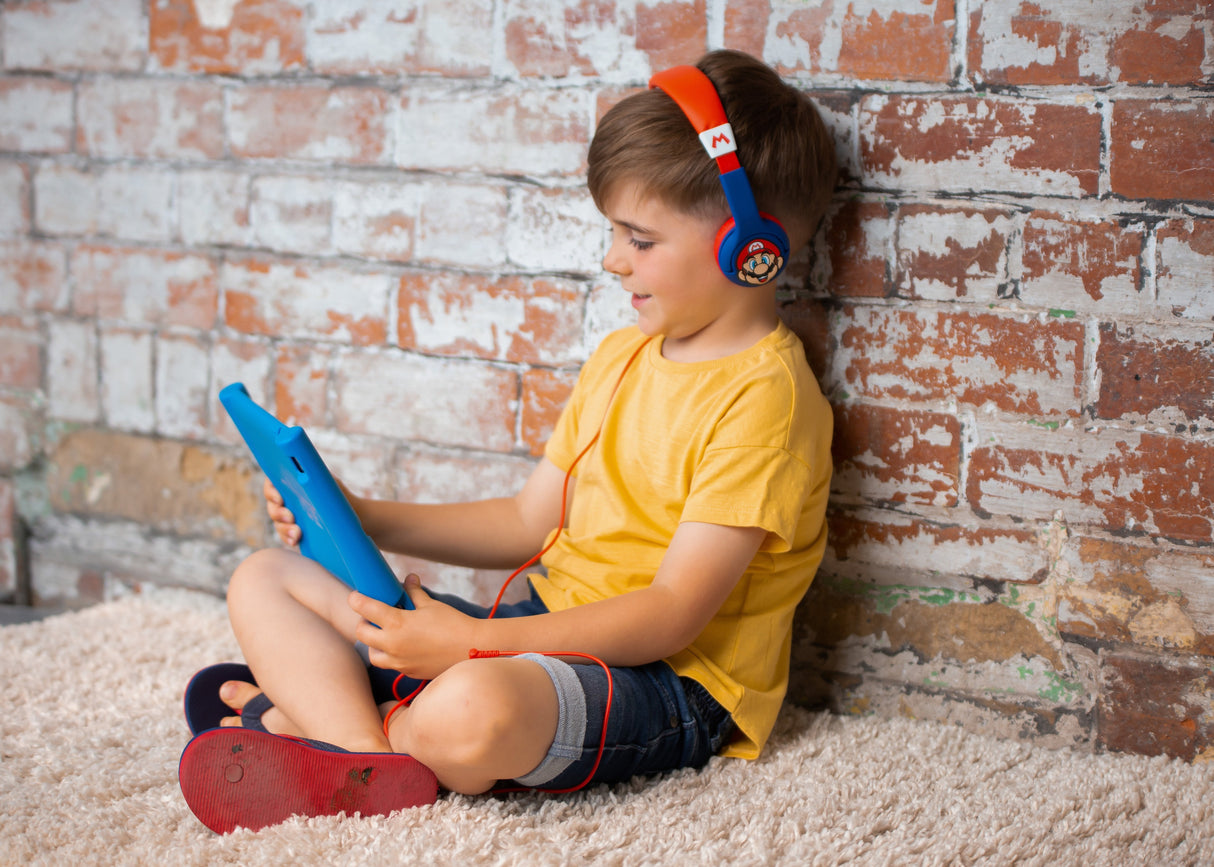 Auriculares Infantiles Otl Super Mario/ Jack 3.5/ Azules