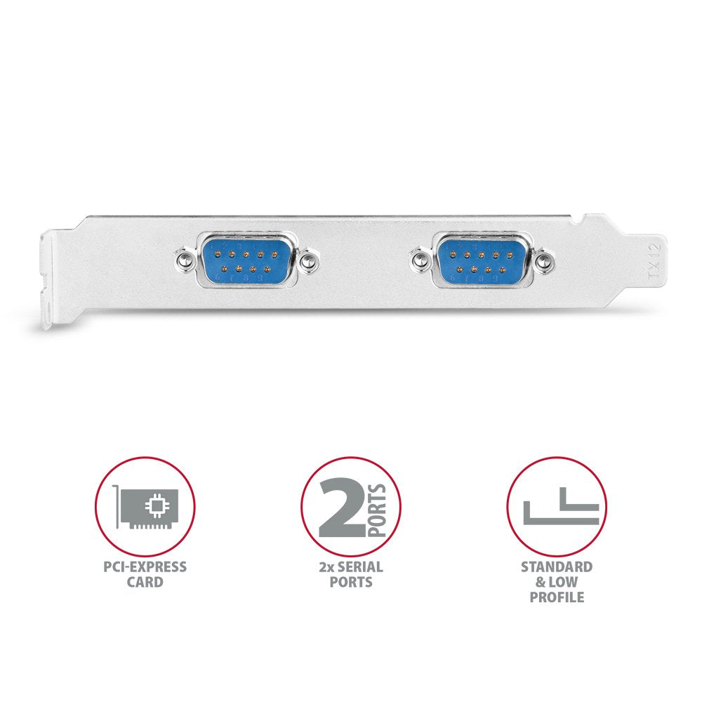 EAN 8595247905406 - Axagon PCEA-S2N tarjeta y adaptador de interfaz Interno RS-232 imagen 2