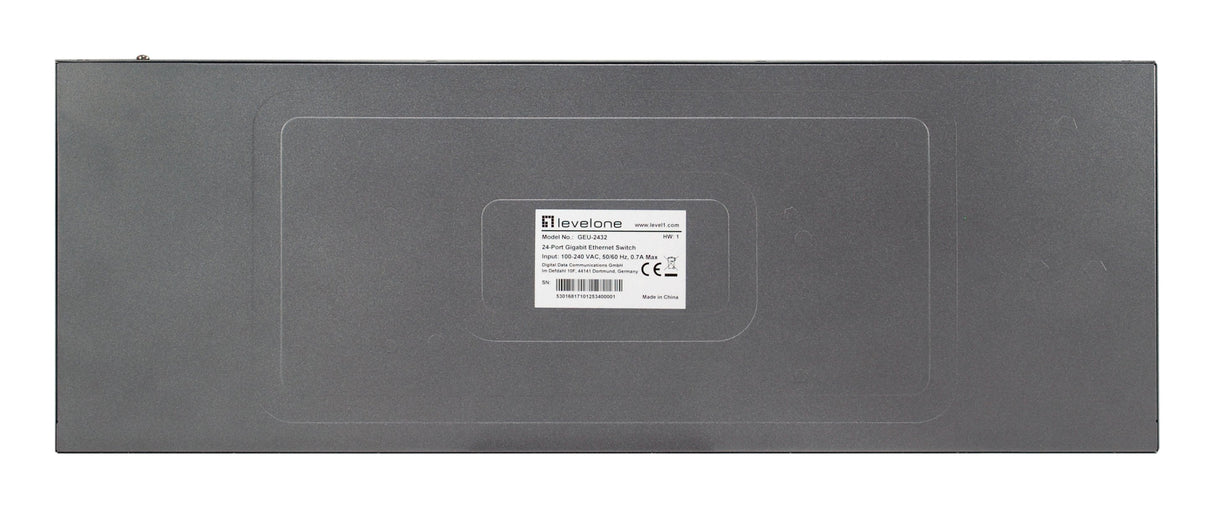 Levelone Switch 24xge 19" Unmanaged Metall