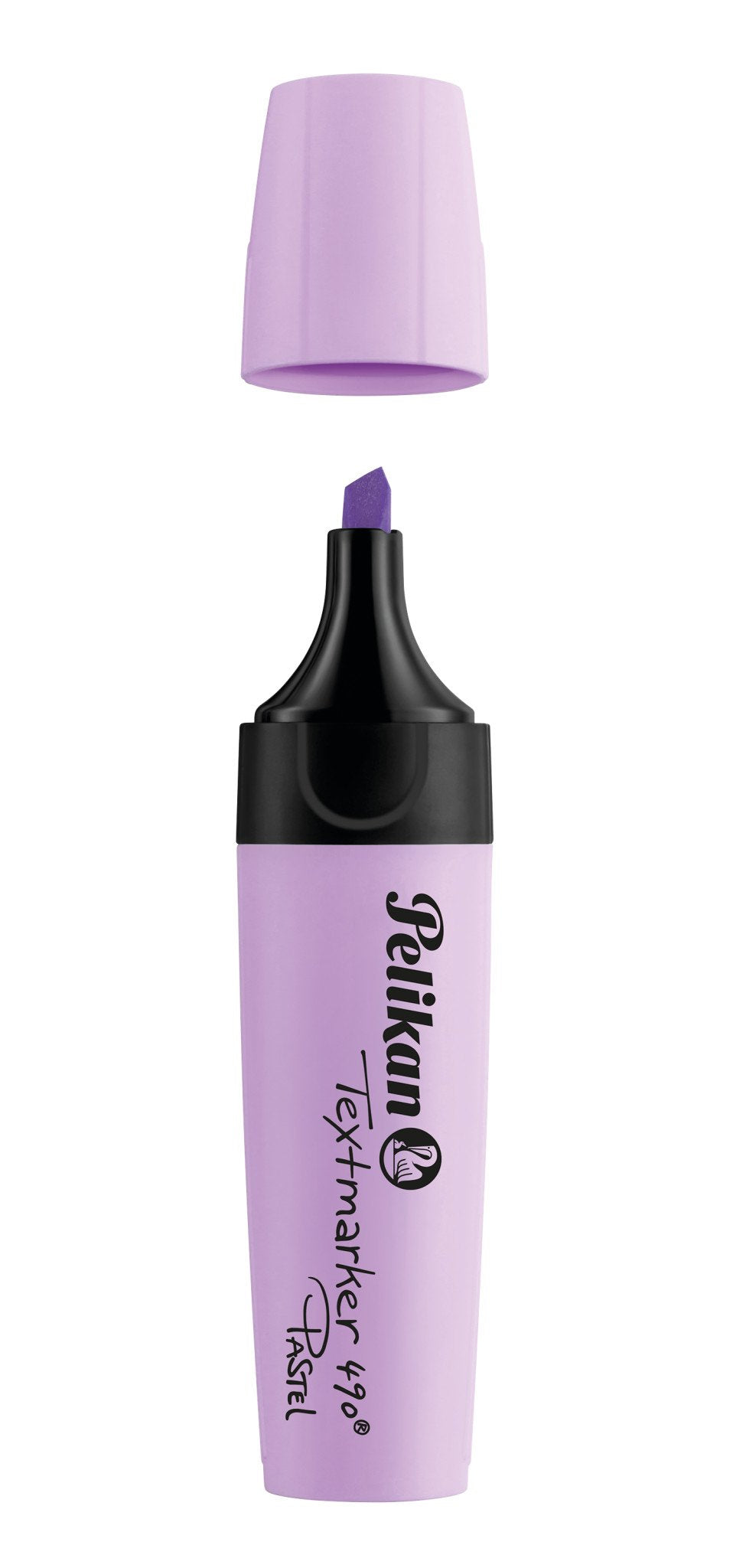 Pelikan Subrayador 490 Pastel, Lavendel, 10 Unidades Caja Plegable
