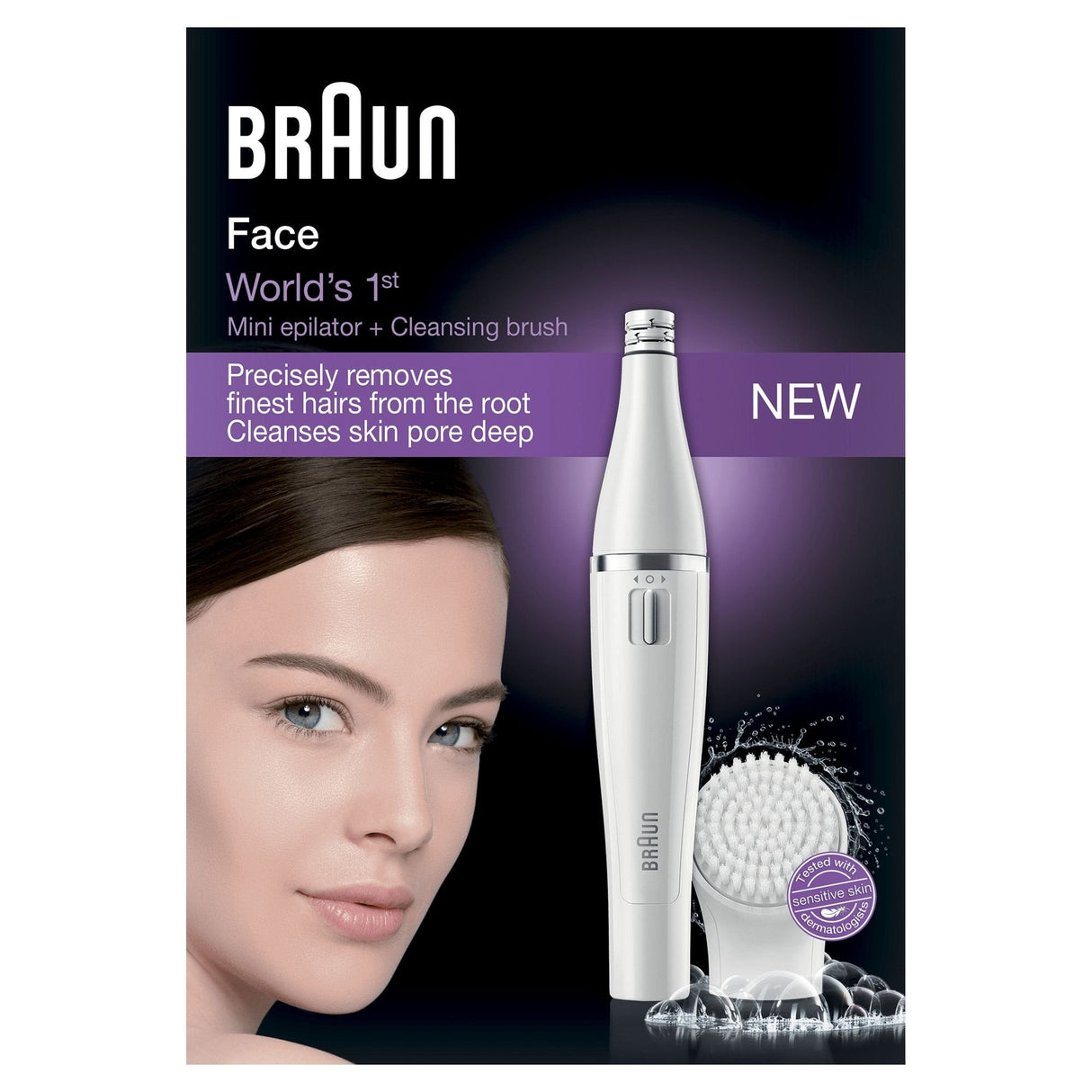 Braun Face 810 Depiladora + Limpiador De Cara