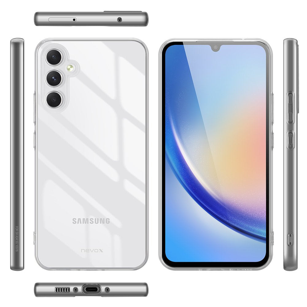 Nevox Styleshell Flex Funda Para Samsung Galaxy A35 5g (6.6") Transparente