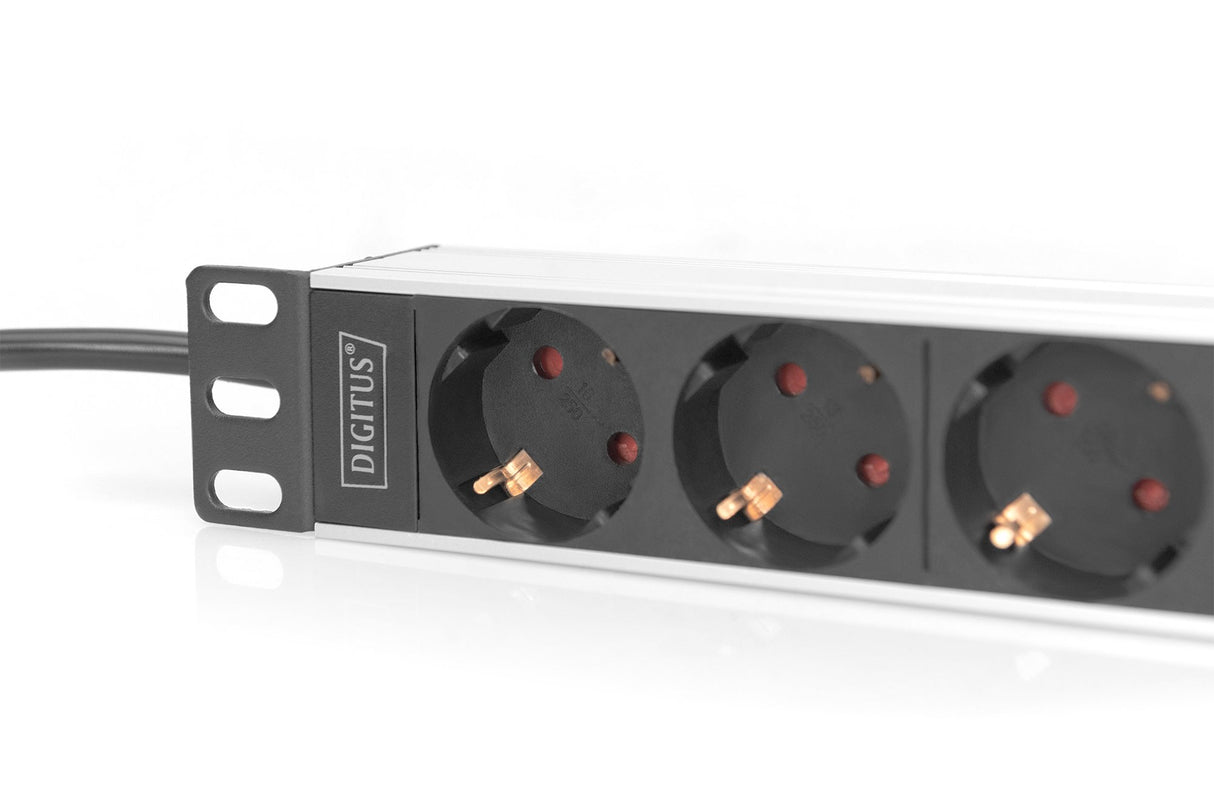 EAN 4016032474777 - Digitus DN-95418 unidad de distribución de energía (PDU) 4 salidas AC 0U/1U Negro imagen 4
