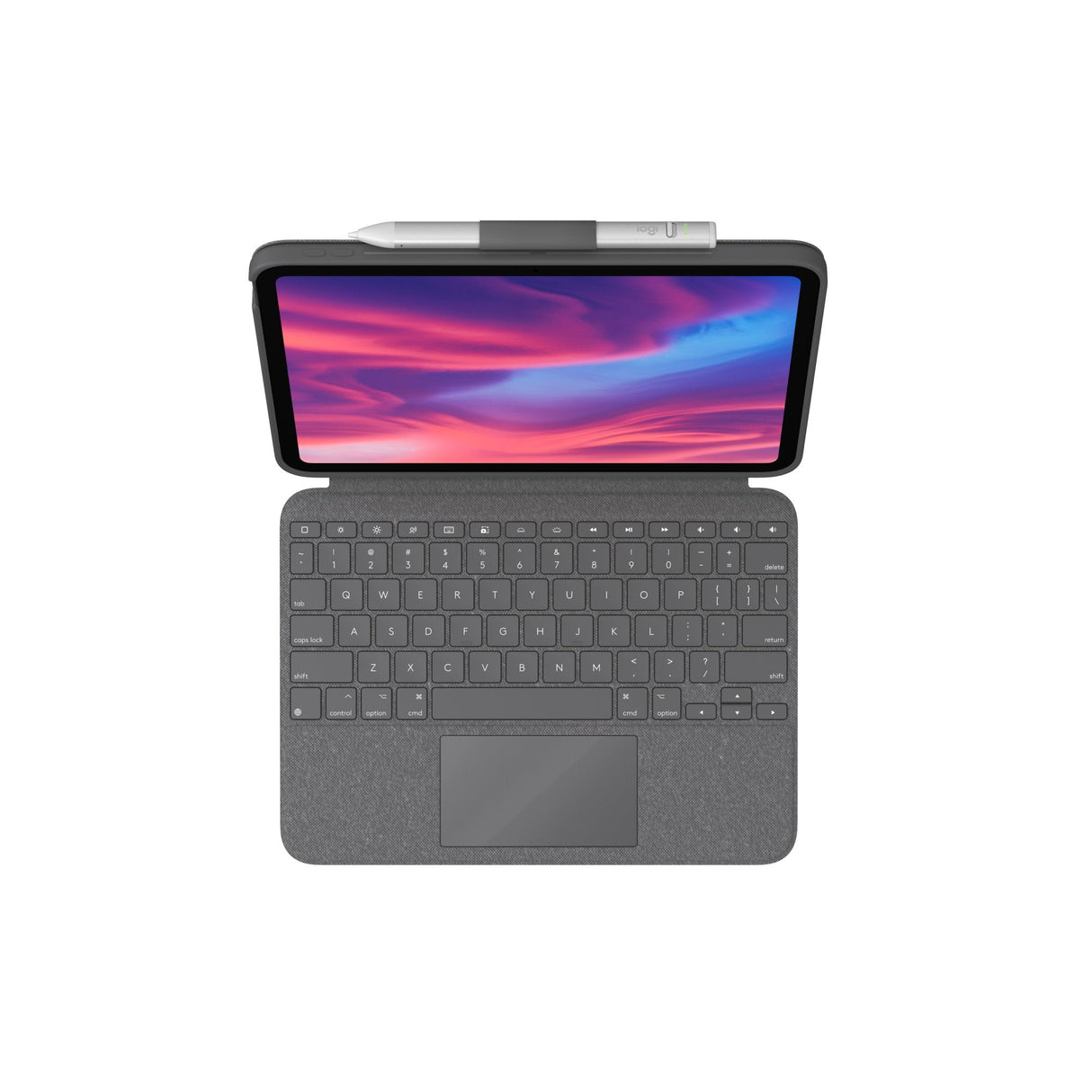Logitech Combo Touch Qwerty Inglés Del Reino Unido Smart Connector Gris