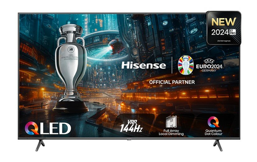 Hisense 55e77nq Pro, Televisor Qled De 139 Cm 55", Color Plata, Ultrahd/4k, Triple Sintonizador, Pvr, Panel De 120 Hz 55e77nq Pro