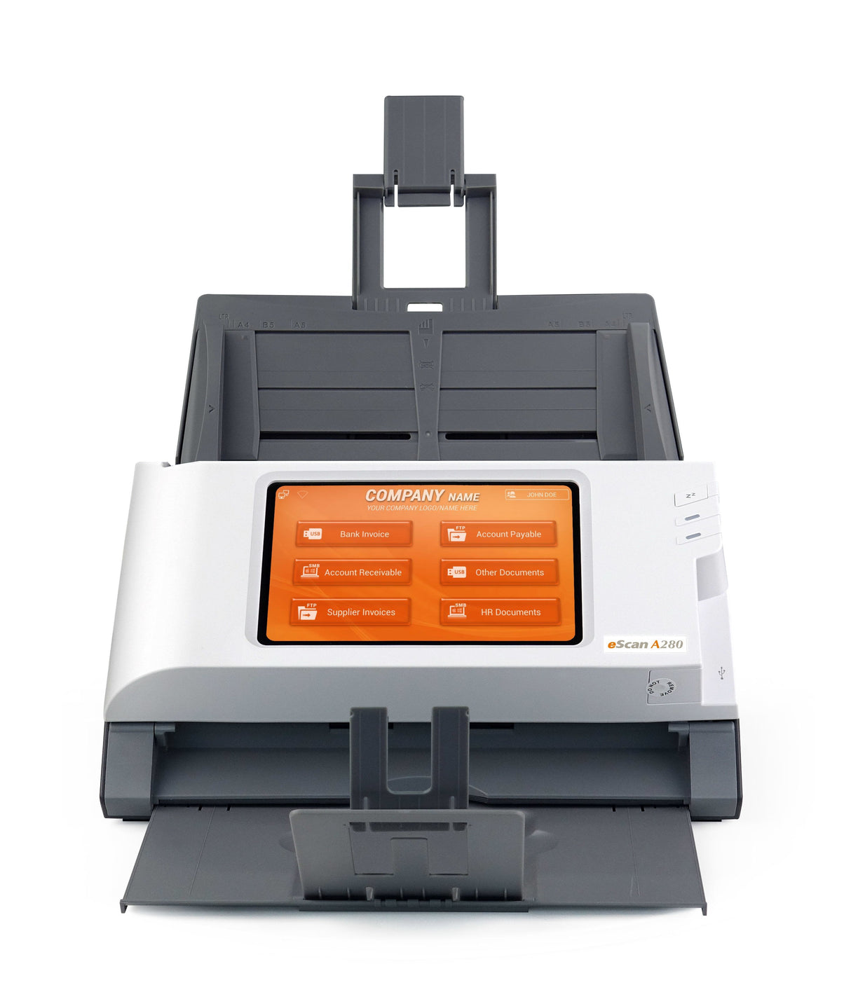 EAN 4042485638824 - Plustek eScan A280 Enterprise Escáner con alimentador automático de documentos (ADF) 600 x 600 DPI A4 Neg imagen 1