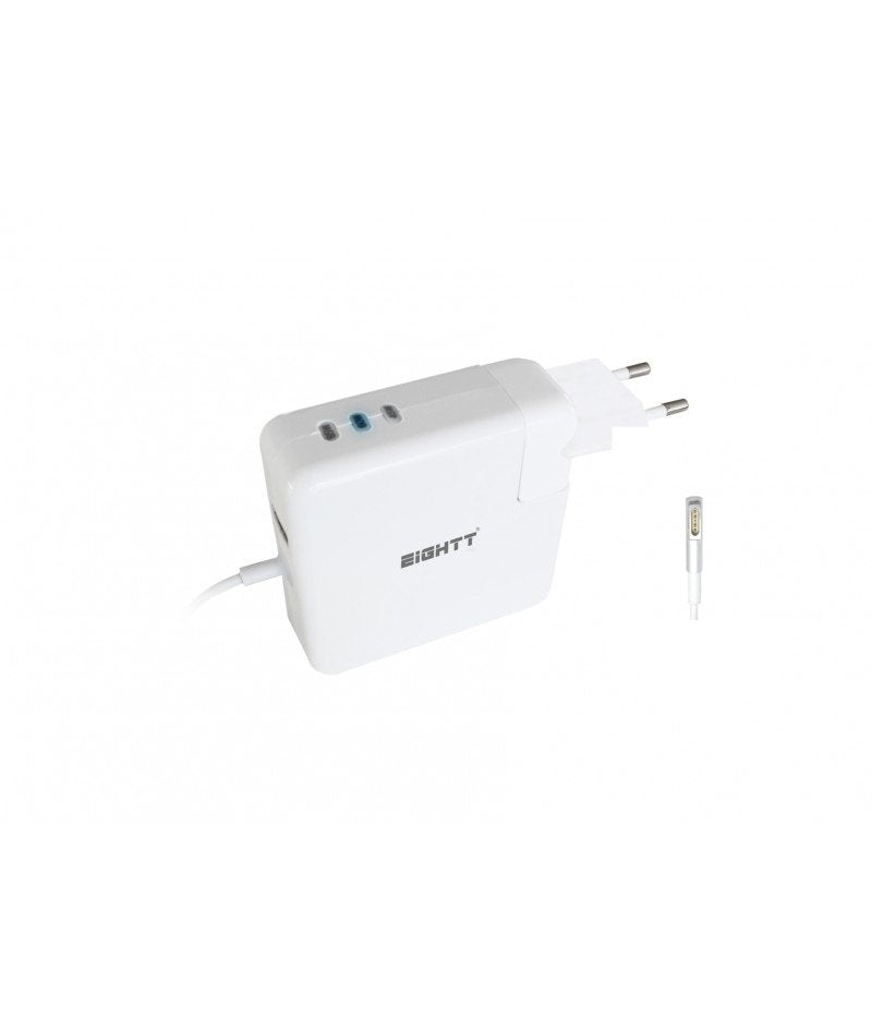 Cargador Universal Eightt Para Apple 45/60/85w Magsafe 1 + 1 Puerto Usb