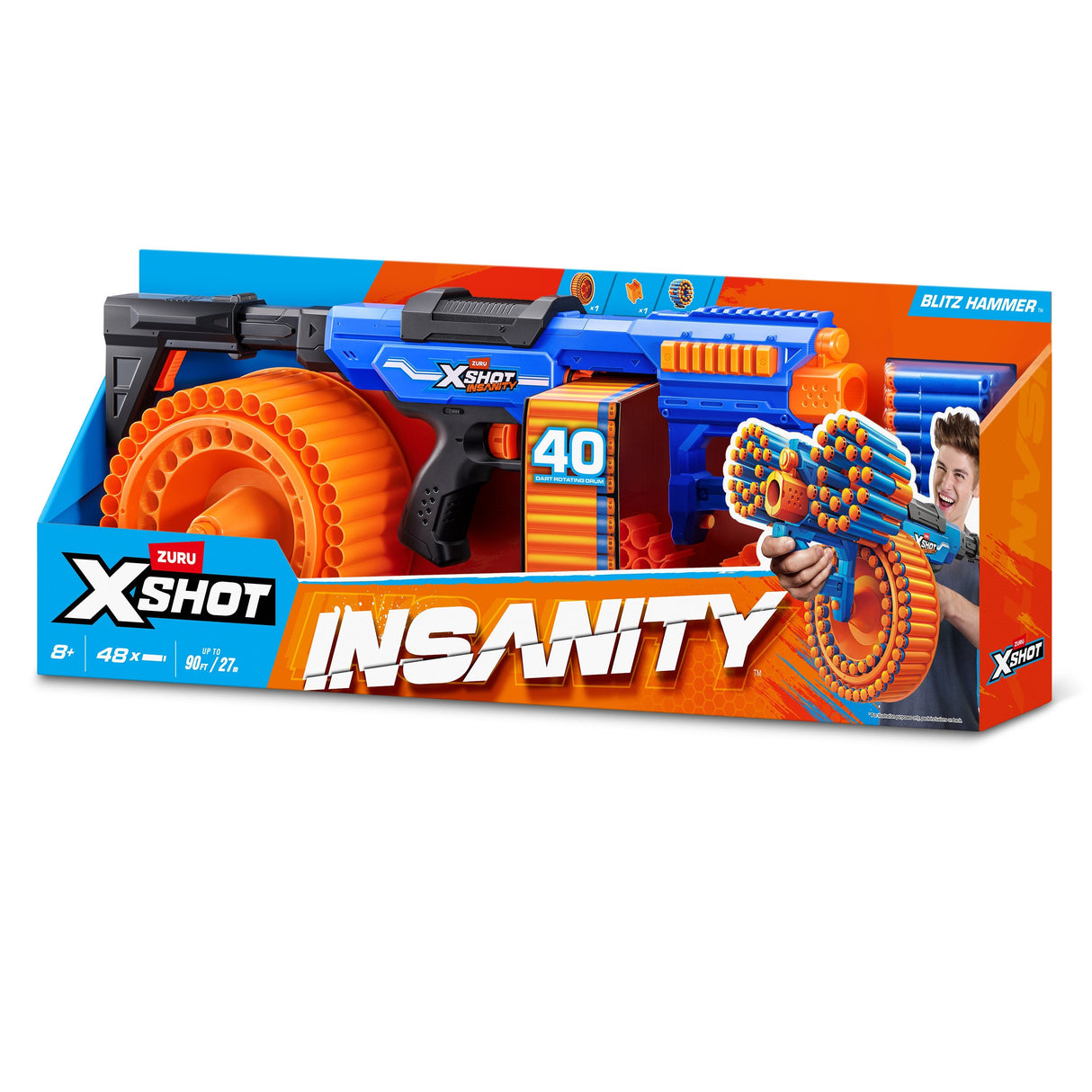 Zuru Xshot Insanity - Motorized Blitz Hammer 36917