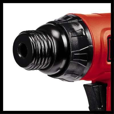 Martillo Cincel Neumático Einhell Tc-Pc 45 Set (Rojo/Negro, Con Juego De Cinceles De 4 Piezas, Removedor De Óxido De Aguja, Estuche)