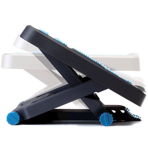 EAN 0043859675500 - Fellowes 8068001 soporte para el apoyo de pies Azul, Carbón vegetal, Gris imagen 4
