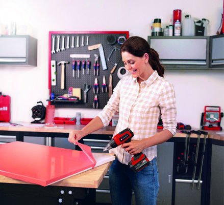 EAN 4006825647730 - Einhell TE-HA 18 Li Pistola de aire caliente 200 l/min 550 °C Negro, Rojo imagen 2