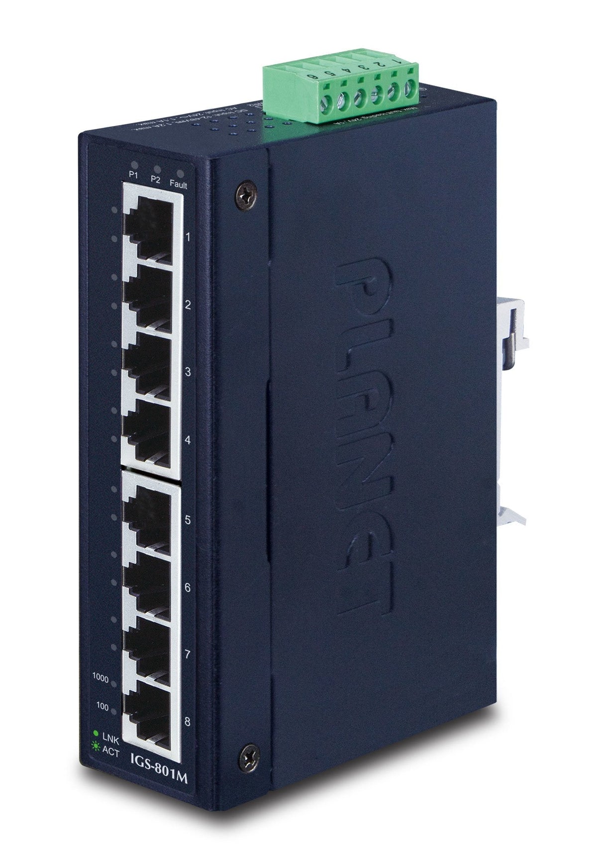 EAN 4711213687266 - PLANET IGS-801M switch Gestionado L2/L4 Gigabit Ethernet (10/100/1000) 1U Azul imagen 1