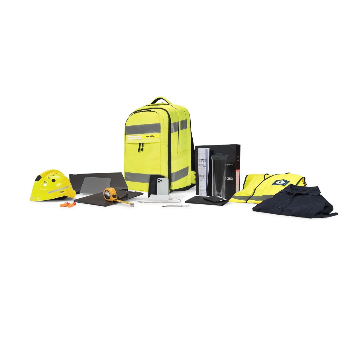 Backpack Hi-Vis 32-38 Litre, Yellow