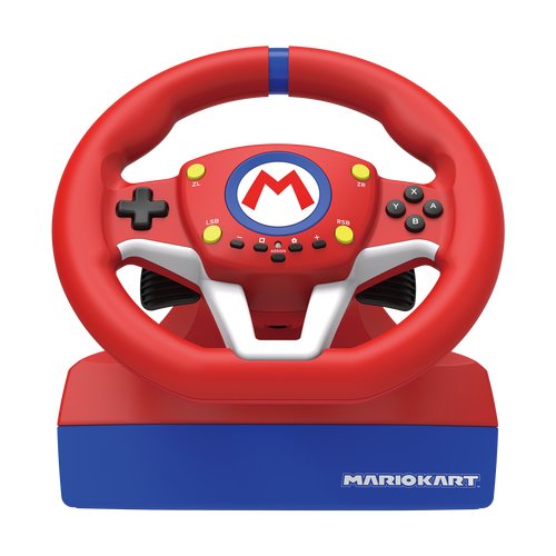 EAN 0873124007893 - Hori Mario Kart Racing Wheel Pro Negro, Azul, Rojo, Blanco USB Volante + Pedales Analógico Nintendo Switc imagen 2