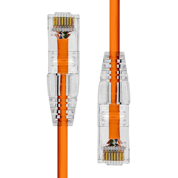 Proxtend Slim U/Utp Cat6 Lszh Awg 28 Orange 3m