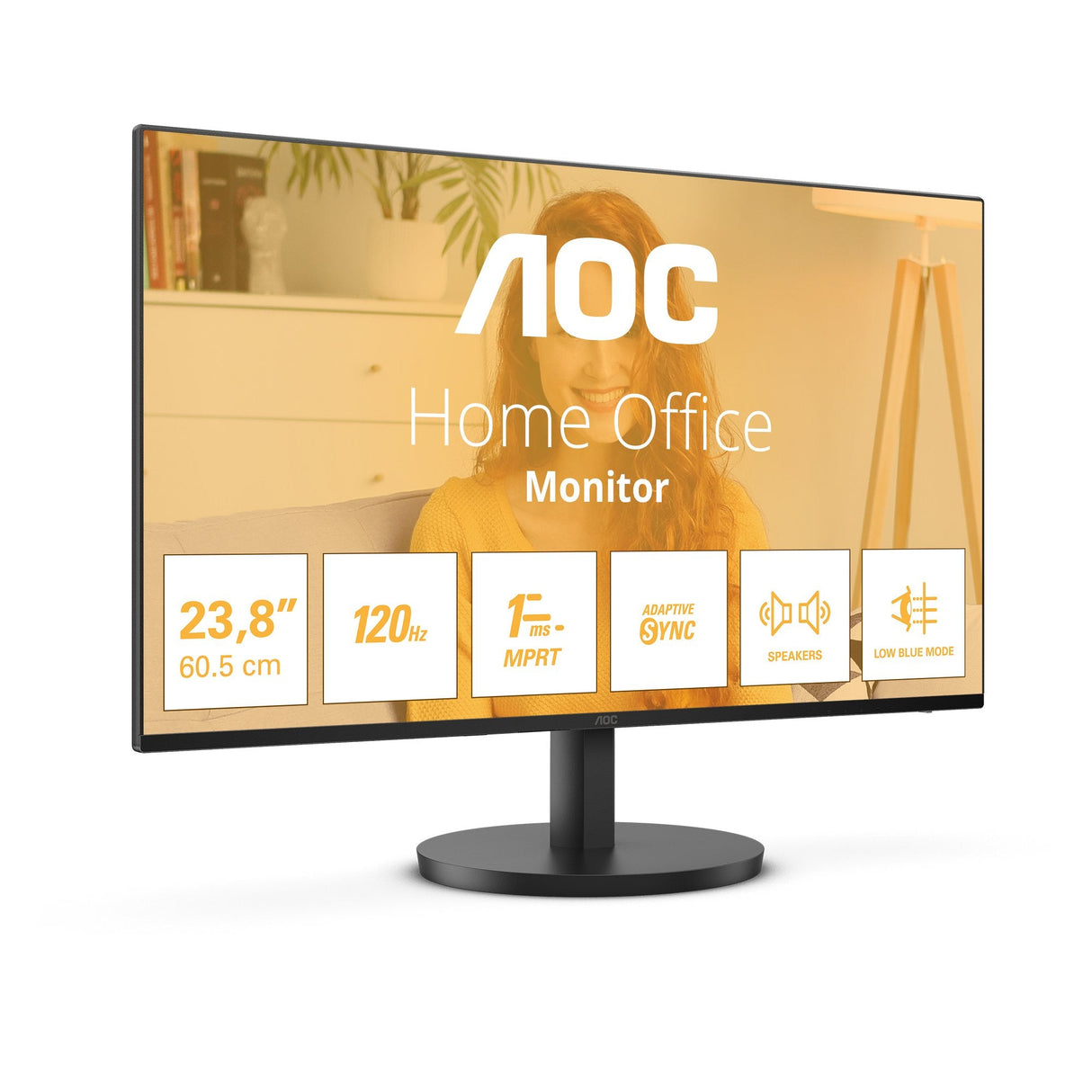 EAN 4038986142175 - AOC B3 24B3QA2 pantalla para PC 60,5 cm (23.8") 1920 x 1080 Pixeles Full HD LED Negro imagen 12