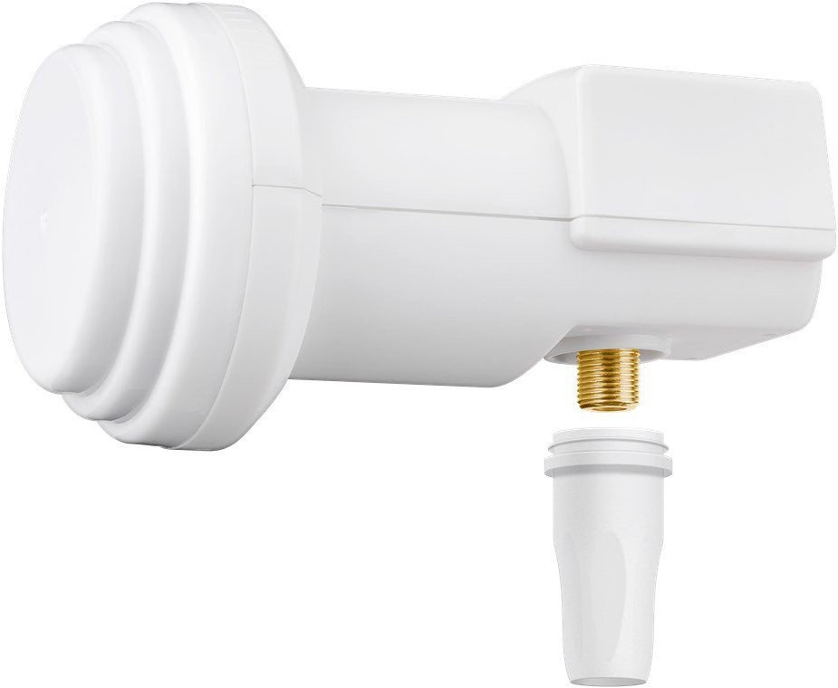 Goobay Sat Universal Single 0.1db Convertidor Low Noise Block (Lnb) 10,6 - 12,75 Ghz Blanco