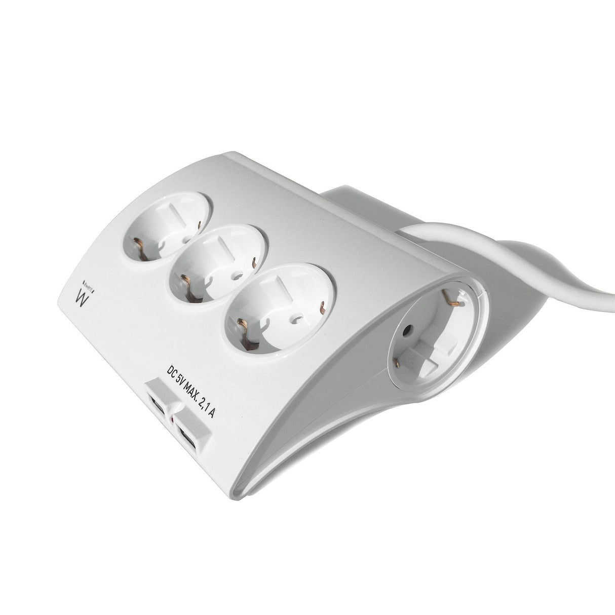 EAN 8056045879851 - Ewent EW3935 base múltiple 1,5 m 5 salidas AC Interior Blanco imagen 2