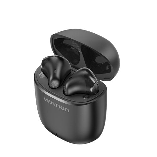 Auriculares Bluetooth Vention Nbgb0 Con Estuche De Carga Autonomía 7h Negros