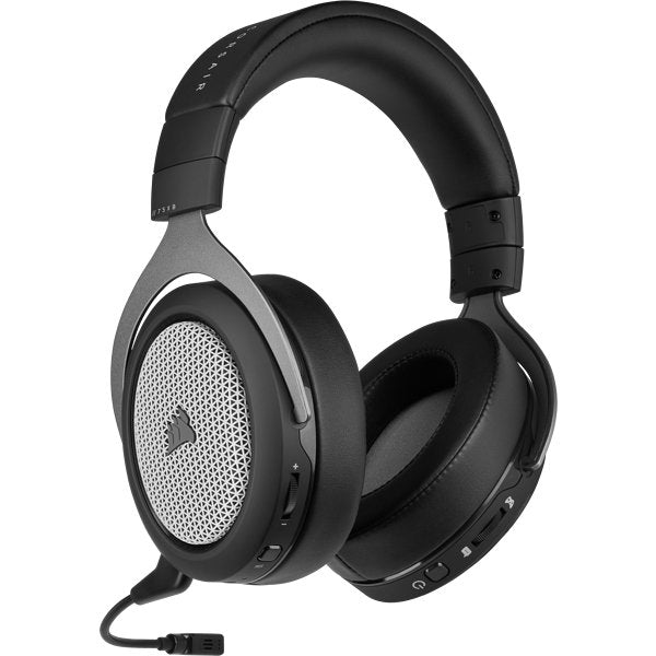 Auriculares Gamer Inalámbrico Corsair Hs75 Xb (Negro/Plateado)