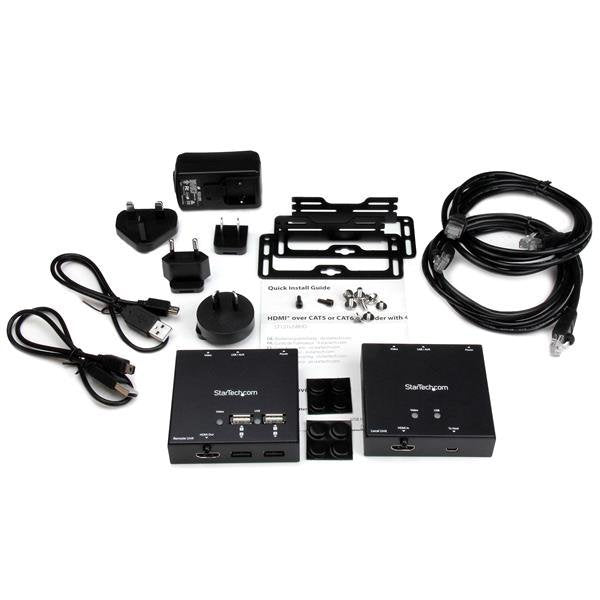 EAN 0065030862363 - StarTech.com ST121USBHD extensor audio/video Transmisor y receptor de señales AV Negro imagen 5