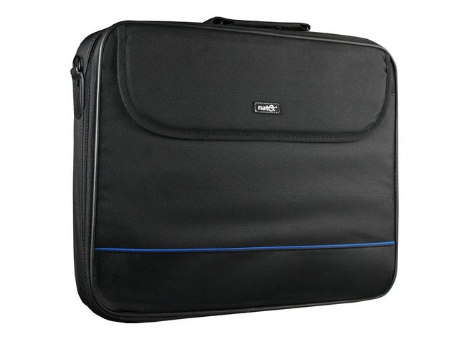 Natec Maletin Portatil Bag Impala Negro Azul 15,6'' (Stiff Shock Absorbing Frame)