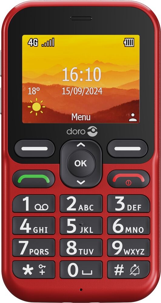 Movil Doro Leva L10 2.4" 4g Rojo