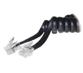 S-Conn 4m Rj10 Negro, Transparente