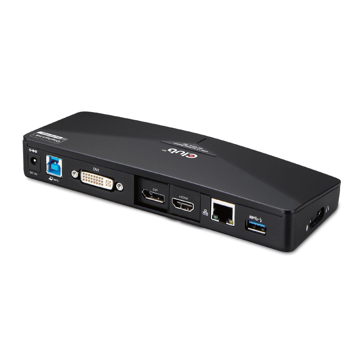 EAN 8717249401070 - CLUB3D SenseVision USB3.0 4K Docking Station Alámbrico USB 3.2 Gen 1 (3.1 Gen 1) Type-A Negro imagen 8