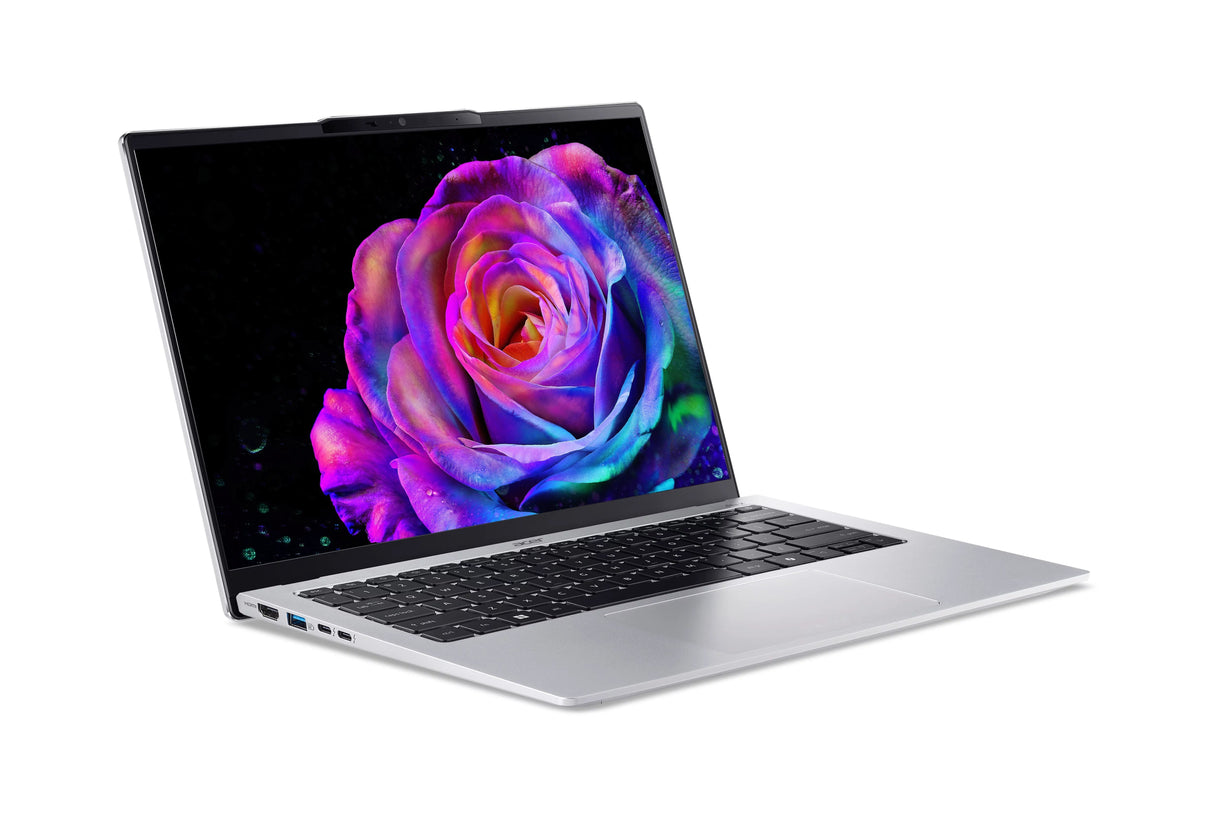 Portátil Acer Sfg14-73-73ey Intel Core Ultra7-258v 14" Oled 16gb 512gb W11h Plata
