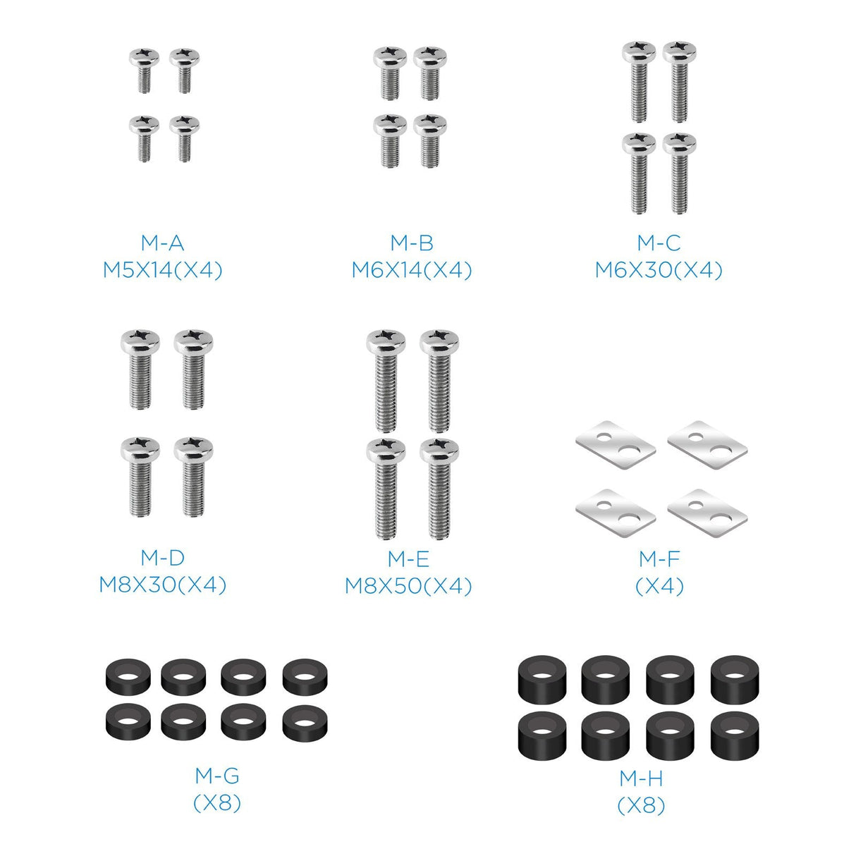 Tooq Ramses Soporte De Suelo Con Ruedas Para Pantallas 37" A 70" - Bloqueo De Ruedas - Estante - Gestion De Cables -
