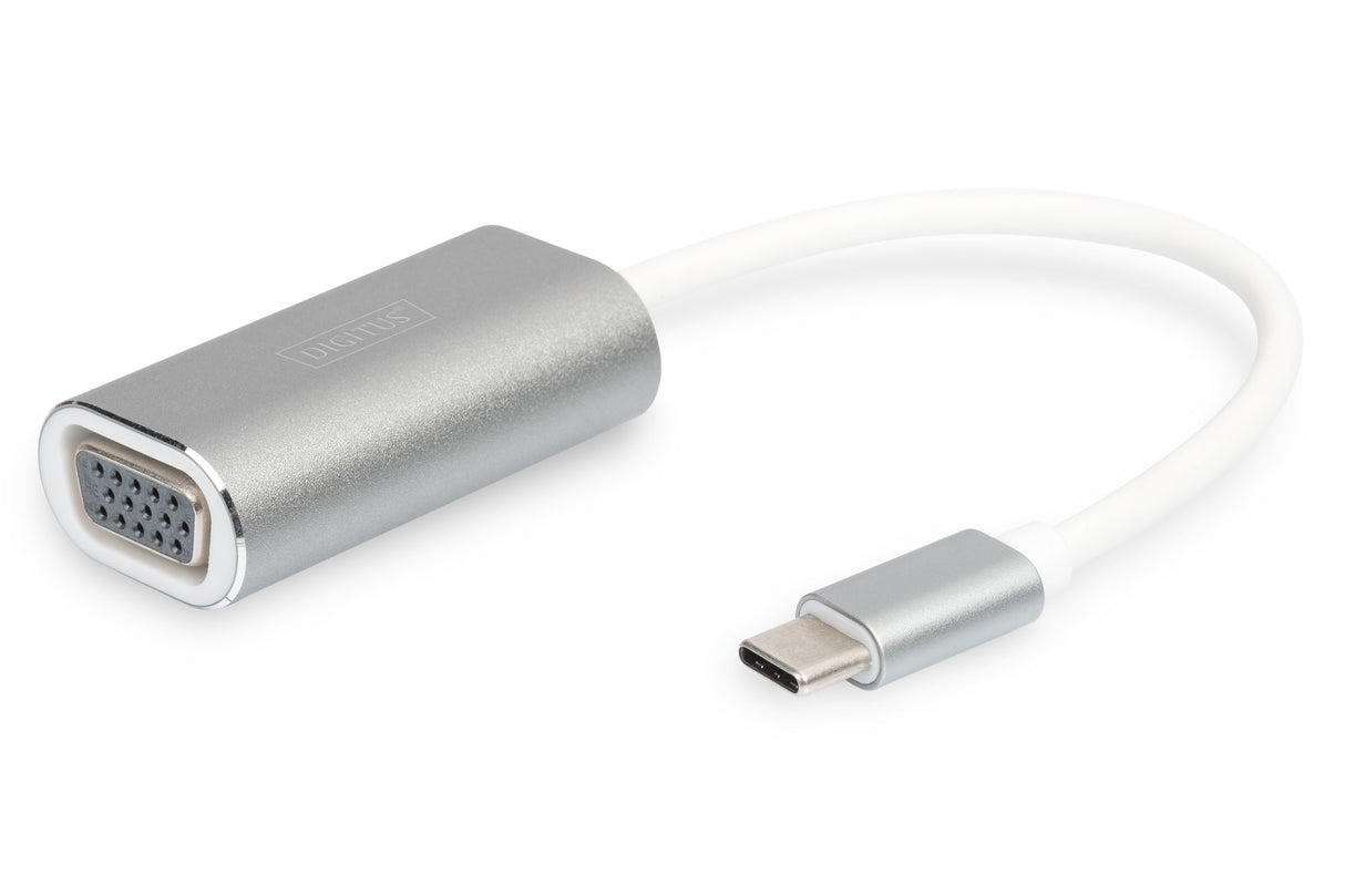 EAN 4016032385967 - Digitus DA-70837 adaptador de cable de vídeo 0,2 m USB Tipo C VGA (D-Sub) Blanco imagen 1