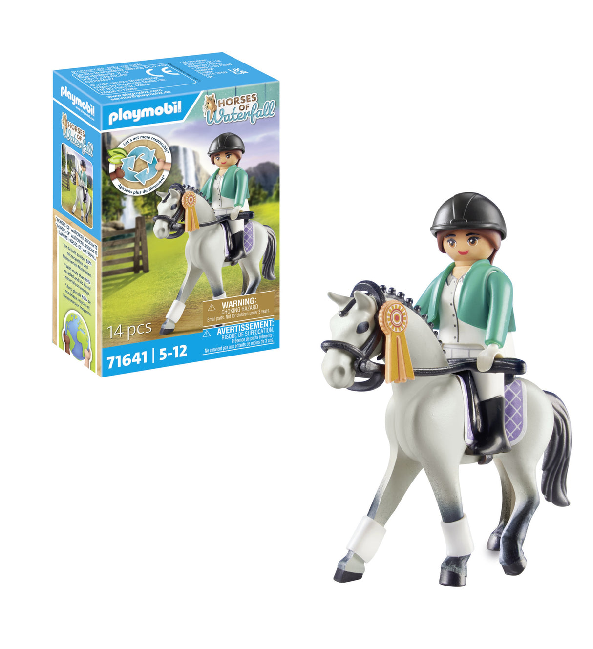 Playmobil 71641 Jinete Del Torneo Caballos De La Cascada, Juguete De Construcción 71641