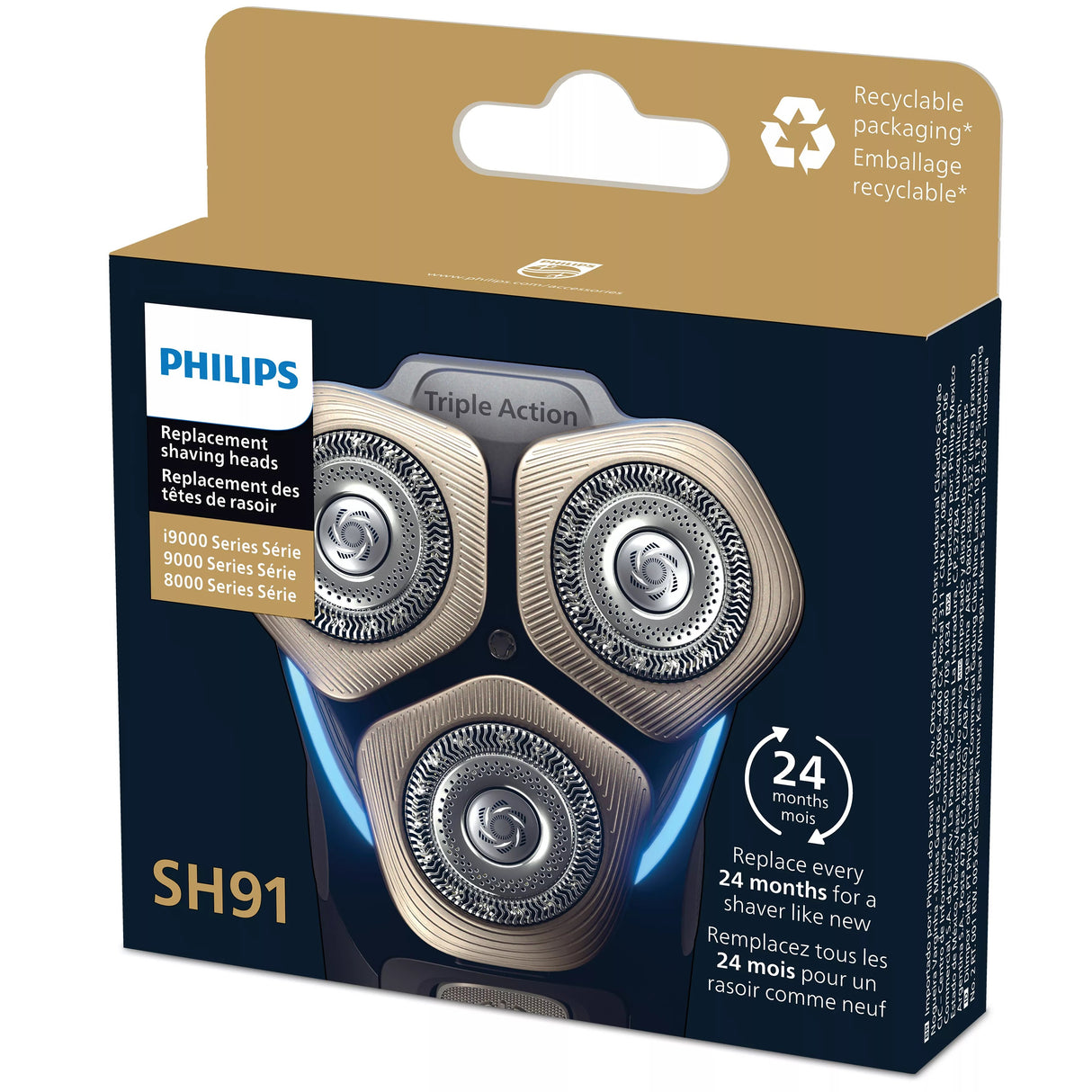 EAN 8710103978916 - Philips SHAVER Series 9000 SH91/50 accesorio para maquina de afeitar Cuchilla de afeitar imagen 5