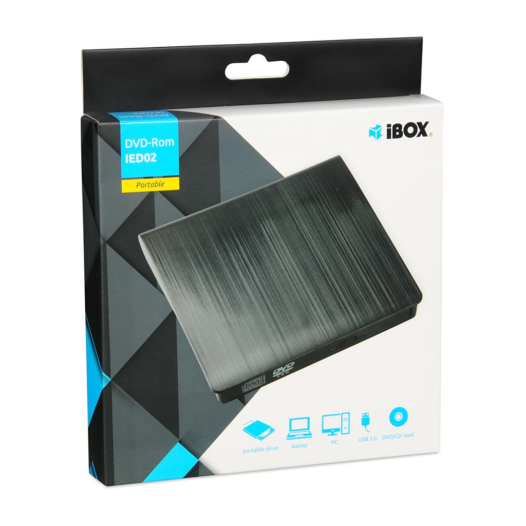 Ibox Ied02 External Dvd-Rom Drive Usb 3.0
