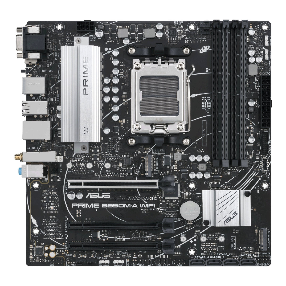 Placa Base Asus Prime B650m-A Wifi Amd,Am5,Ddr5,Matx