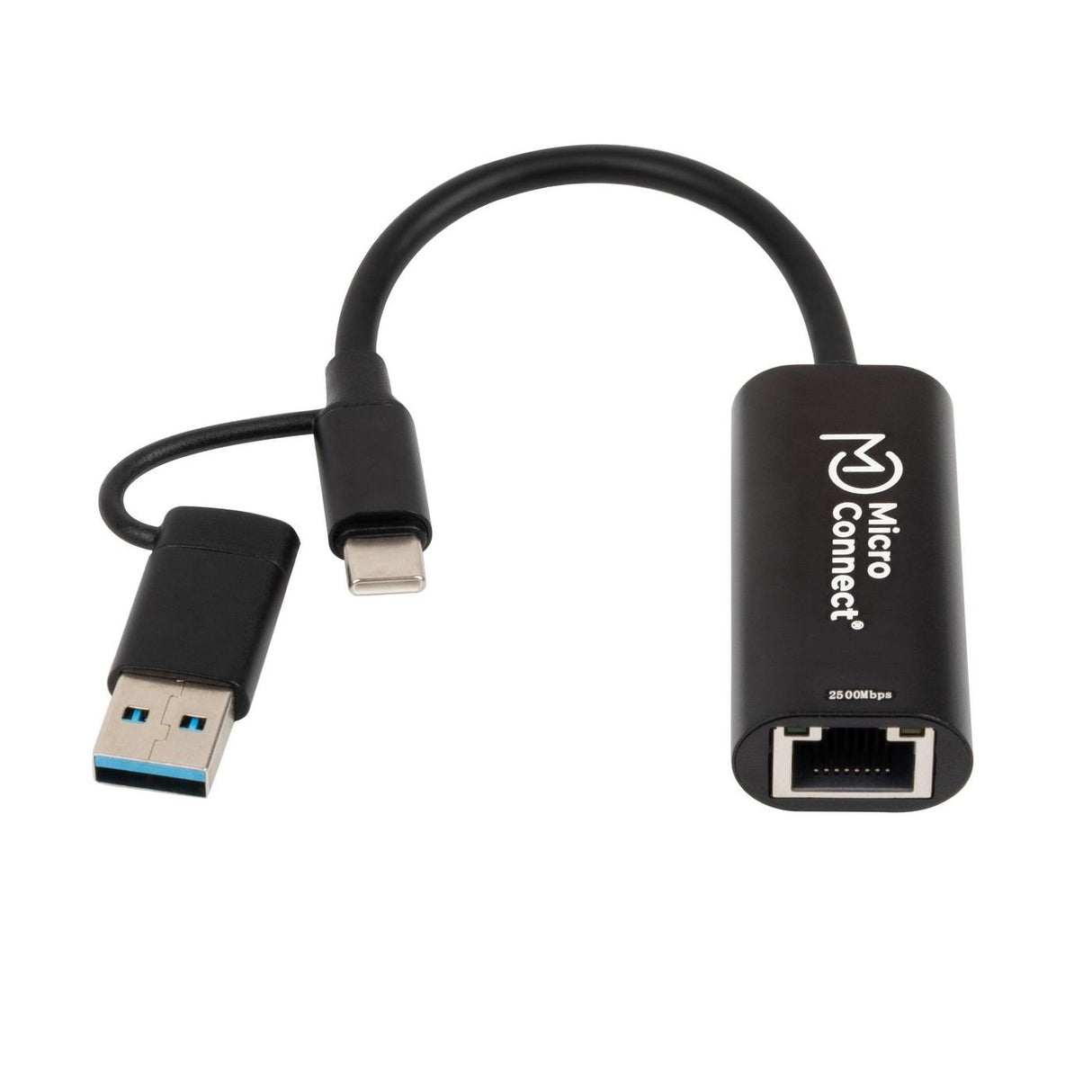 EAN 5715063053416 - Microconnect MC-USBACNET2.5G cambiador de género para cable USB C RJ-45 Negro imagen 2