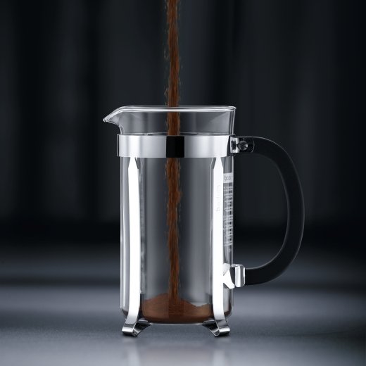 EAN 727015100043 - Bodum Chambord Negro, Cromo, Transparente imagen 2