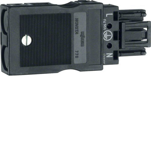 Hager Ausgangsstecker Wago 3polig G4713 F.Starre U.Feindrahtige Leiter 1,5-2,5qm
