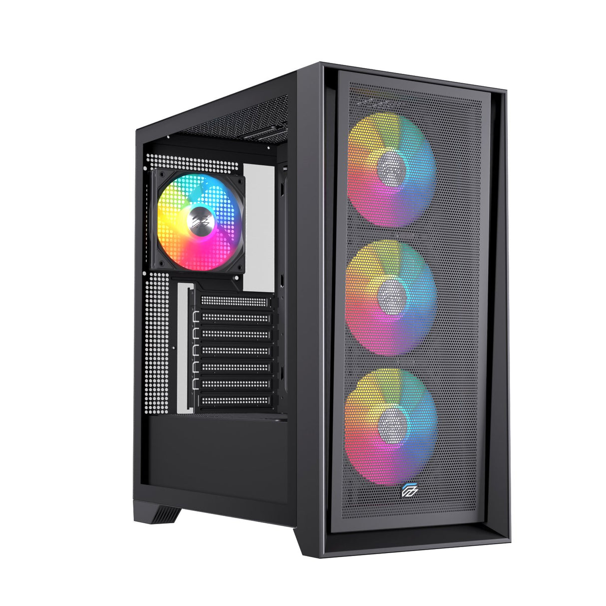 EAN 6977277360141 - Einarex EXCS-PL-600R-B carcasa de ordenador Midi Tower Negro imagen 1