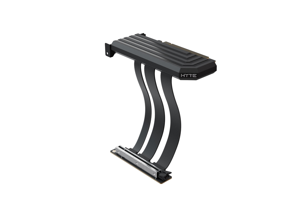 Hyte Pcie 5.0 Hyper Riser, Cable De Extensión Negro, 20cm Acc-Hyte-Pcie50-Bb