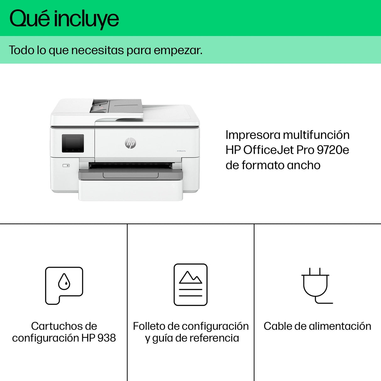 EAN 0196337488021 - HP OfficeJet Pro 9720e WF AiO Printer Inyección de tinta térmica A3 4800 x 1200 DPI 22 ppm Wifi imagen 6