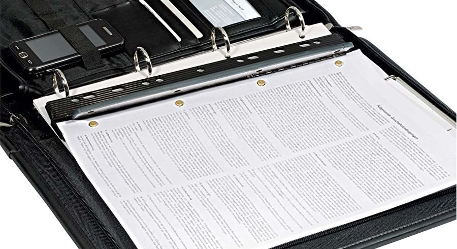 Wedo Taschenlocher Hsiness 4fach Metall Con Lineal 28 Cm Sk