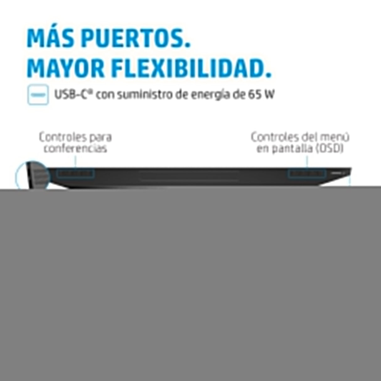 EAN 5715063337707 - HP E24m G4 pantalla para PC 60,5 cm (23.8") 1920 x 1080 Pixeles Full HD Negro, Plata imagen 11