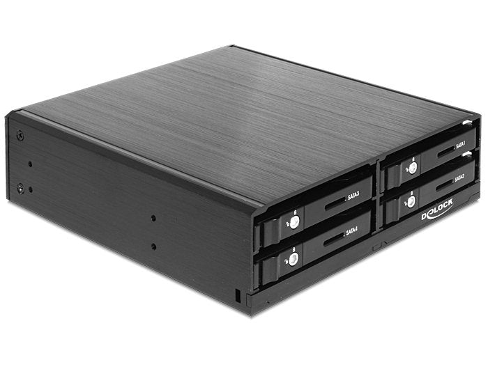 EAN 4043619472208 - DeLOCK 47220 panel bahía disco duro Negro imagen 3