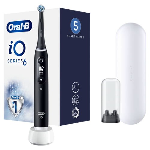 EAN 4210201409113 - Oral-B iO 6 Adulto Cepillo de dientes oscilante Negro imagen 1
