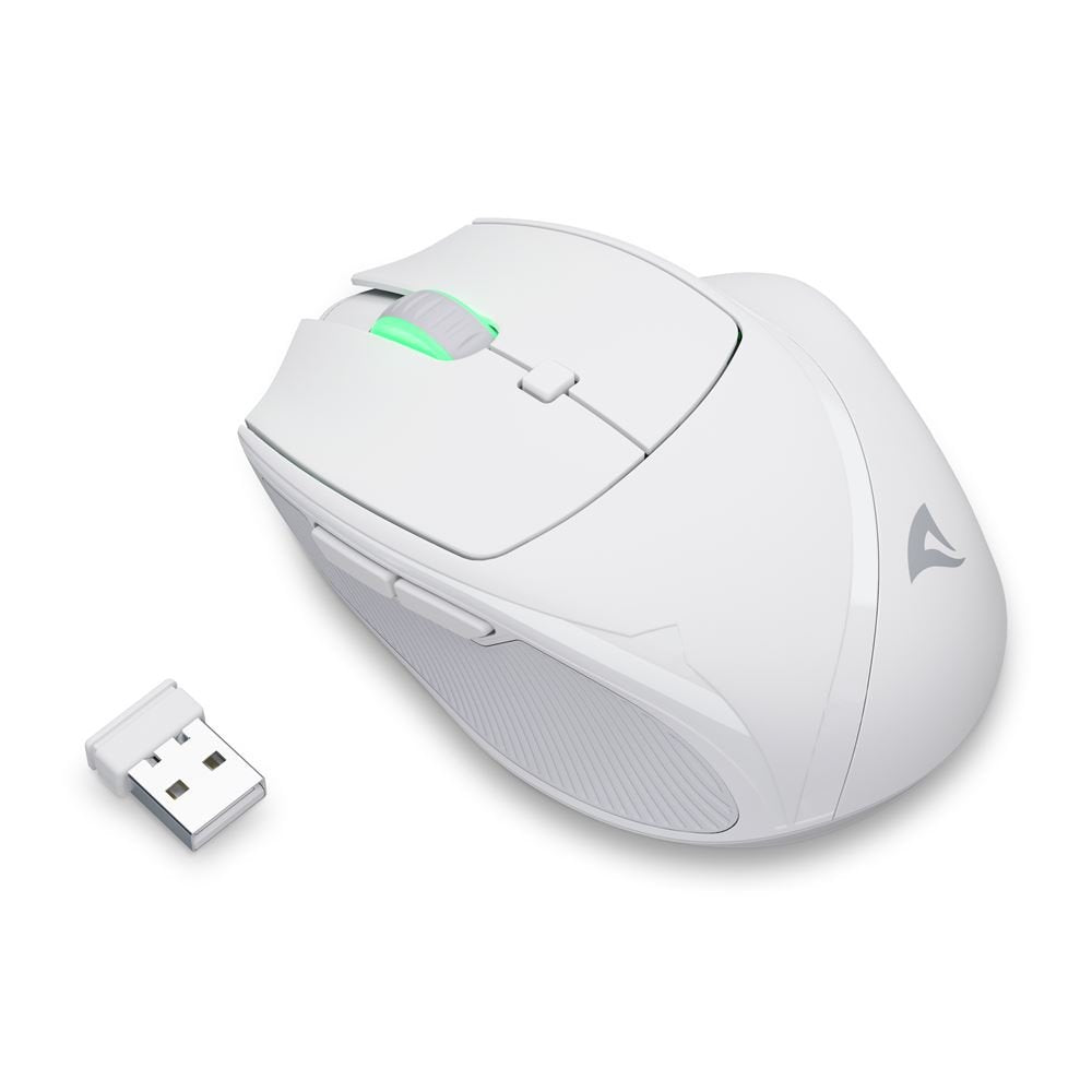 Ratón Sharkoon Officepal M25w Blanco 4044951039654