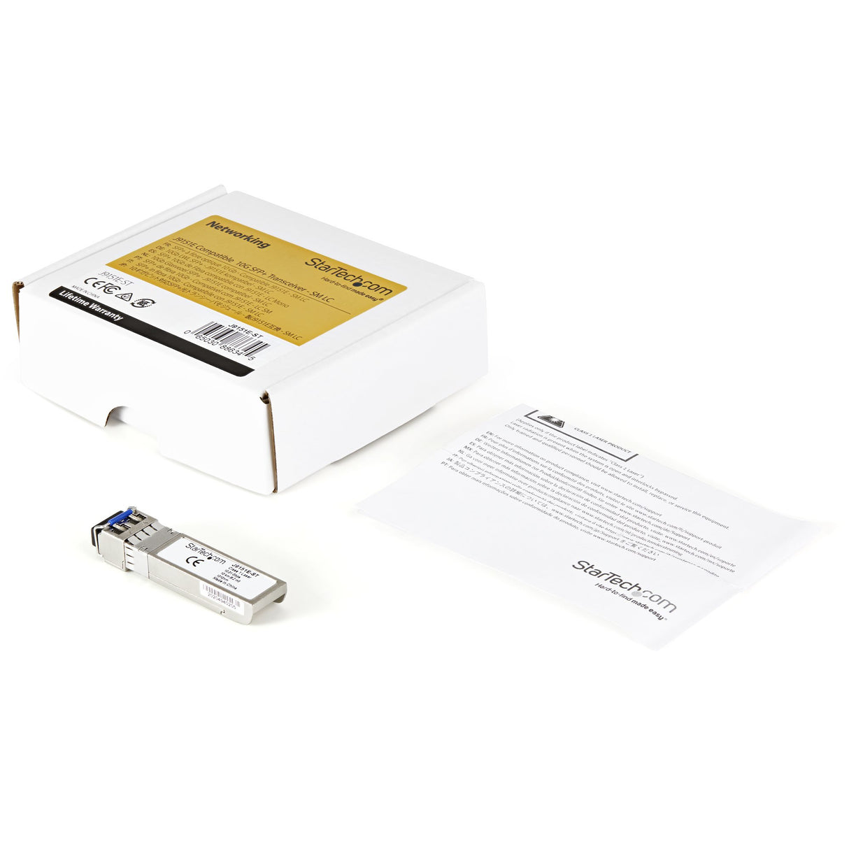 EAN 0065030886345 - StarTech.com J9151E-ST red modulo transceptor Fibra óptica 10000 Mbit/s SFP+ imagen 3